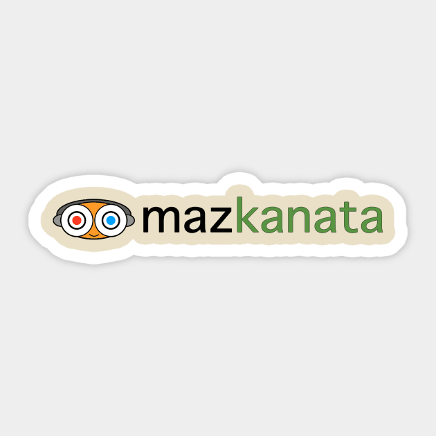 Maz Kanata Sticker by My Geeky Tees - T-Shirt Designs